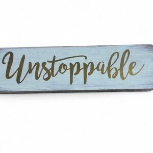 Unstoppable Gold Decor